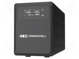 Power supply: UPS; 1.2kW; 2kVA; 230V; French x2,cables; Ubatt: 24V