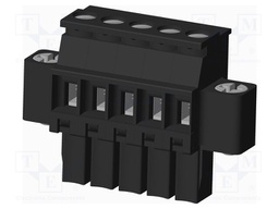 Connector: pluggable terminal block; plug; female; angled 90°