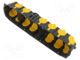 Enclosure: junction box; X: 285mm; Y: 72.8mm; Z: 40mm; plastic; IP40