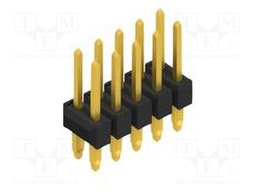 Connector: pin strips; pin header; male; PIN: 10; 2.54mm; THT; 2x5