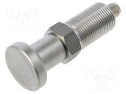 Indexing plungers; Thread: M20; Ø: 10mm; stainless steel; L: 80mm