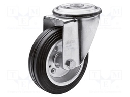 Transport wheel; Ø: 100mm; W: 30mm; H: 128mm; torsional; 76kg