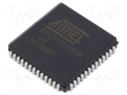 Microcontroller 8051; SRAM: 2304B; 3÷5.5VDC; PLCC52; Family: AT89