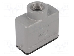 Enclosure: for Han connectors; Han; size 10A; for cable; straight