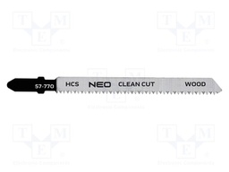 Hacksaw blade-set; wood,jigsaw; 15teeth/inch; 100mm; 2pcs.