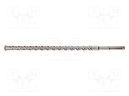 Drill bit; for concrete; Ø: 28mm; L: 600mm; cemented carbide