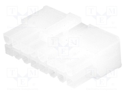 Plug; wire-wire/PCB; female; N42W; 4.2mm; PIN: 16; w/o contacts