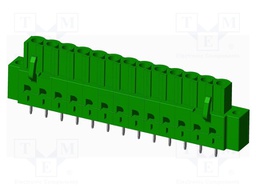 Connector: pluggable terminal block; socket; female; straight