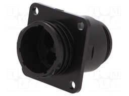 Socket; male; PIN: 3; w/o contacts; CPC Series 3; Case: size 17