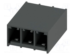 PCB headers, nominal cross section: 6 mm?, color: black, nom