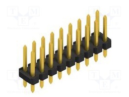 Connector: pin strips; pin header; male; PIN: 18; 2.54mm; THT; 2x9