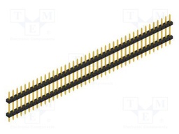 Connector: pin strips; pin header; male; PIN: 41; 2mm; THT; 1x41