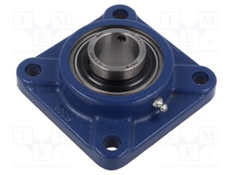 Bearing: bearing unit; adjustable grip,with square flange; 30mm