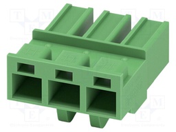 PCB connector, nominal cross section: 4 mm?, color: green, n