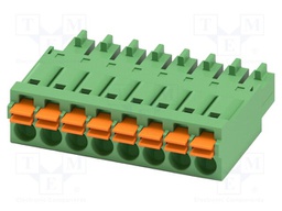 PCB connector, nominal cross section: 1.5 mm?, color: green,