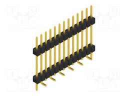 Connector: pin strips; pin header; male; PIN: 13; 2.54mm; SMT; 1x13