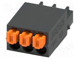 PCB connector, nominal cross section: 0.5 mm?, color: black,