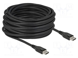 Cable; DisplayPort plug,both sides; DisplayPort 1.4; Len: 15m