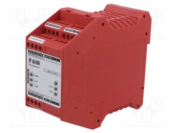 Module: safety relay; 24VAC; 24VDC; for DIN rail mounting; CS