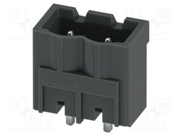 PCB headers, nominal cross section: 2.5 mm?, color: black, n