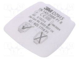 Dust filter; Protection class: P1 R; Series: D7000; 81mm