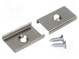 Flexible mounting plate U; natural; stainless steel