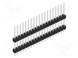 Connector: pin strips; pin header; male; PIN: 19; 2.54mm; THT; 1x19
