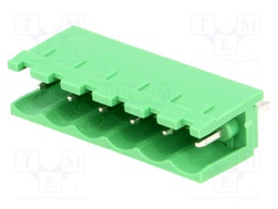 Pluggable terminal block; 5mm; ways: 6; straight; socket; male