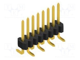Connector: pin strips; pin header; male; PIN: 8; 1.27mm; SMT; 1x8