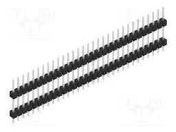 Connector: pin strips; pin header; male; PIN: 31; 2.54mm; THT; 1x31