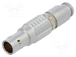 Connector: circular; Series: 0B; plug; male; soldering; for cable