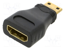Adapter; HDMI 1.4; HDMI socket,mini HDMI plug; black