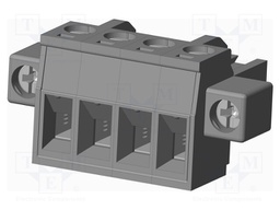 Connector: pluggable terminal block; plug; female; straight; grey