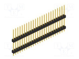 Connector: pin strips; pin header; male; PIN: 24; 2.54mm; THT; 1x24
