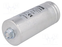 Capacitor: polypropylene; three phase; Q@50Hz: 3.5kVAR; 400VAC