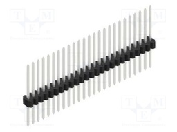 Connector: pin strips; pin header; male; PIN: 25; 1.27mm; THT; 1x25