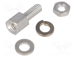 Threaded head screw; Thread len: 7.9mm; Thread: UNC4-40