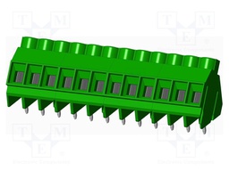 Connector: PCB terminal block; terminal; Plating: tinned; on PCBs