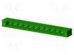 Connector: pluggable terminal block; socket; male; angled 90°