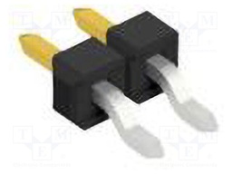 Connector: pin strips; pin header; male; PIN: 2; 2.54mm; SMT; 1x2