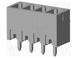 Connector: pluggable terminal block; socket; male; on PCBs