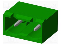 Connector: pluggable terminal block; socket; male; angled 90°