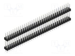 Connector: pin strips; pin header; male; PIN: 68; 2.54mm; THT; 2x34