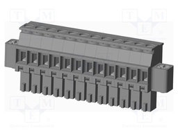 Connector: pluggable terminal block; plug; female; angled 90°