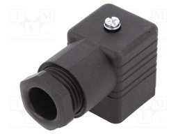 Connector: valve connector; plug; form A; 18mm; female; PIN: 4; 16A