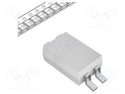 Optotriac; 3.75kV; triac; SOP4; Colour: white