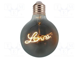 LED lamp; white warm; E27; 220÷240VAC; 70lm; P: 5W; 300°; 2200K; IP20