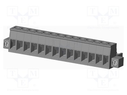 Connector: pluggable terminal block; plug; female; straight; grey