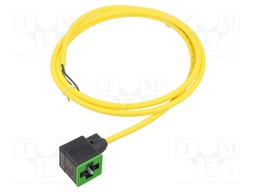 Connection lead; plug; Type: A; PIN: 3; Contacts ph: 18mm; female