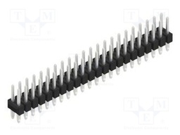 Connector: pin strips; pin header; male; PIN: 44; 2.54mm; THT; 2x22